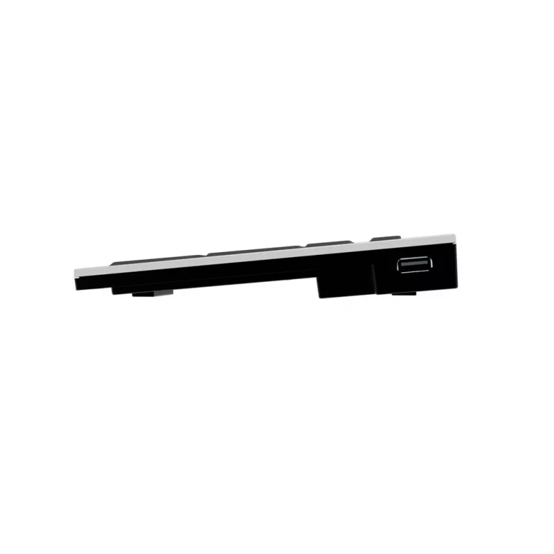 Logickeyboard LKB-MCOM4-AJPU-FR Keyboard USB AZERTY French Silver (LKB-MCOM4-AJPU-FR)