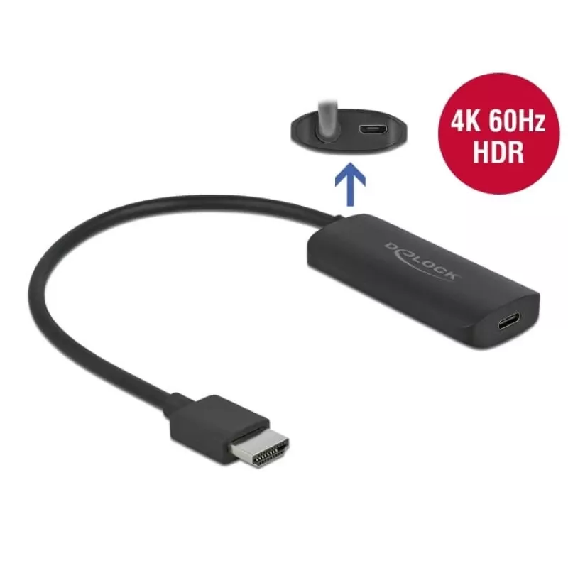 Adapter HDMI-A male to USB Type-C female DeLOCK 63251