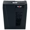 Paper shredder REXEL Secure X8 — cross-cut P-4, 4x40 mm, 8-sheet capacity, 14 L bin, black