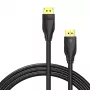 DisplayPort 1.4 cable Vention HCCBI, 3 m, 8K@60Hz / 4K@120Hz, 80 Gbit/s, gold-plated contacts, black