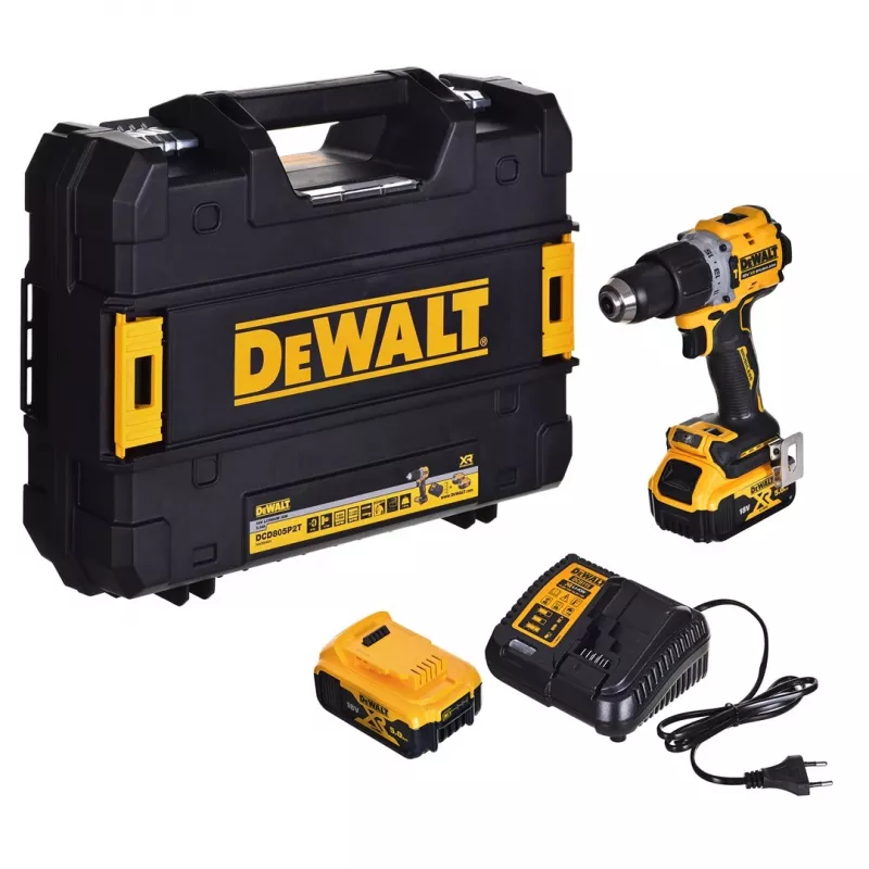 DRILL/DRIVER Dewalt DCD805P2T 18V 2X5,0AH BL Tstak