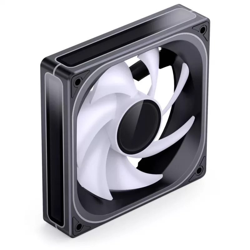 120mm ARGB PWM case fan Jonsbo ZB-120 black, PWM control, ARGB lighting