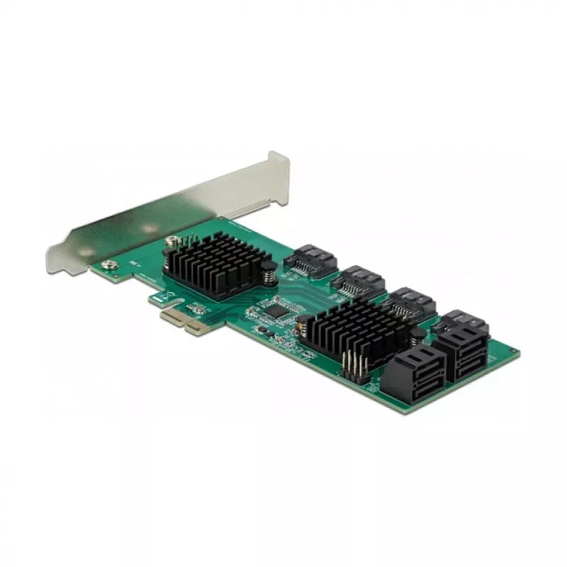 DeLOCK 8 port SATA PCI Express x1 Card Low Profile Form Factor