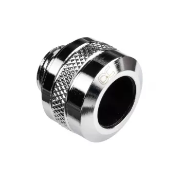 Fitting Alphacool 17470 — brass chrome PC water-cooling fitting, height 20 mm, weight 23 g