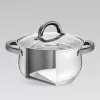 MAESTRO MR-3522-6M-BLACK 6 piece pot set