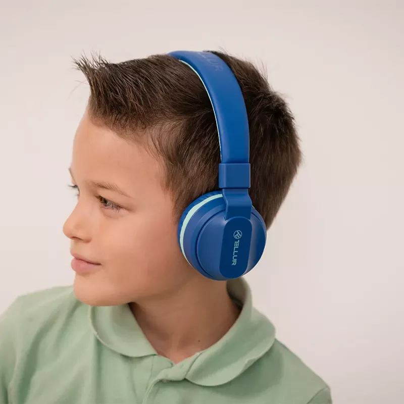 Headphones Tellur Buddy Bluetooth Over-Ear Headphones Blue