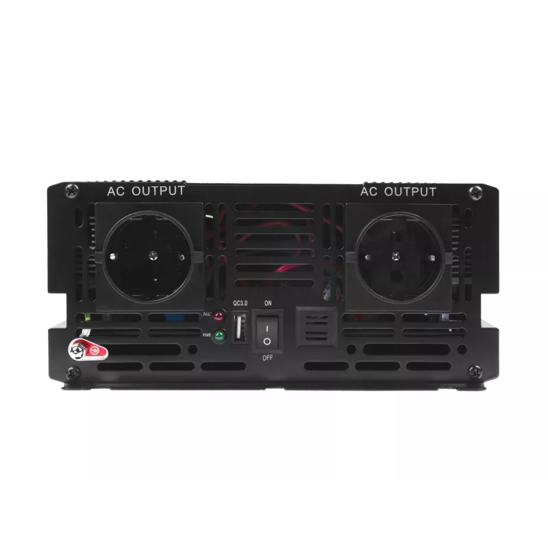 Power inverter Green Cell INV20, DC 24 V to AC 230 V, 4000 W, 50 Hz, 40 A input, indoor, black