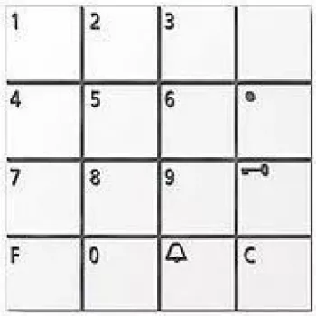 Siedle COM 611-02 W - Keyboard - White - Siedle - 140 mA - 99 mm - 27 mm (200036516-00)