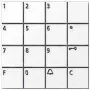 Siedle COM 611-02 W - Keyboard - White - Siedle - 140 mA - 99 mm - 27 mm (200036516-00)