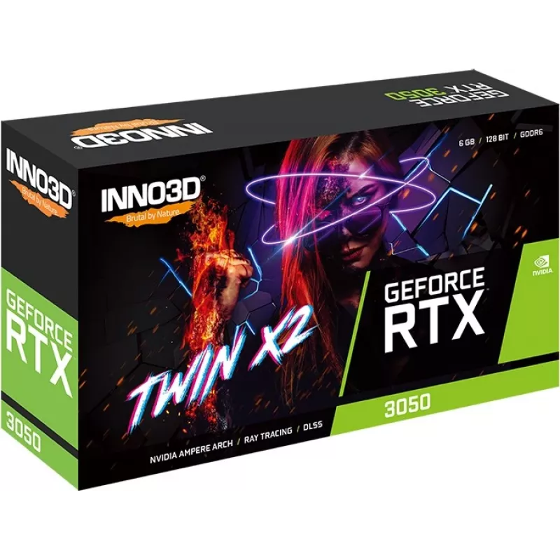Graphics Card Inno3D GeForce RTX 3050 6 GB GDDR6