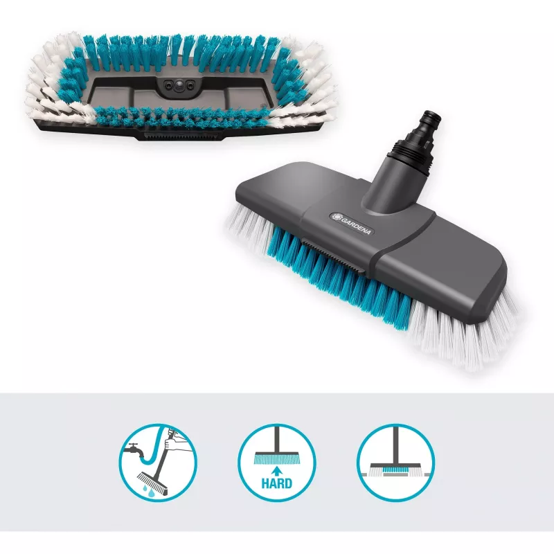 Gardena | Cleansystem washing brush for larger, scratch-resistant surfaces, Hard | 18816-20