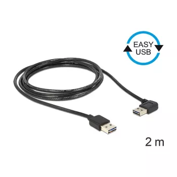 USB cable DeLOCK 85557 USB 2.0 2 m Black
