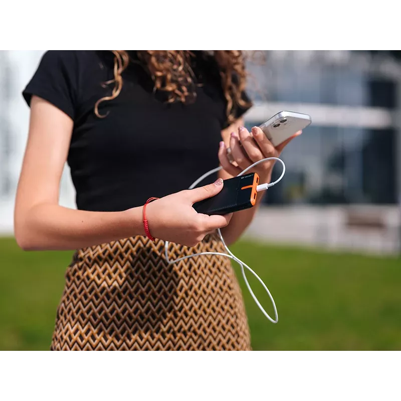 PowerBank EnerGo 10000mAh black-orange