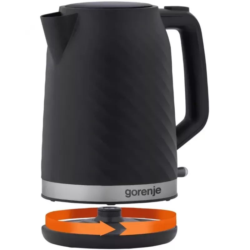 Gorenje K17SPB Kettle, Electric, Capacity 1.7 L, Power 2200 W, Black | Gorenje