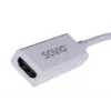 Video cable adapter SAVIO Mini DisplayPort (male) to HDMI Type A (female) 0.2 m, white