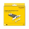 DeLOCK 81261 PCI Express x2 network card, 2 x RJ45 5 Gigabit LAN