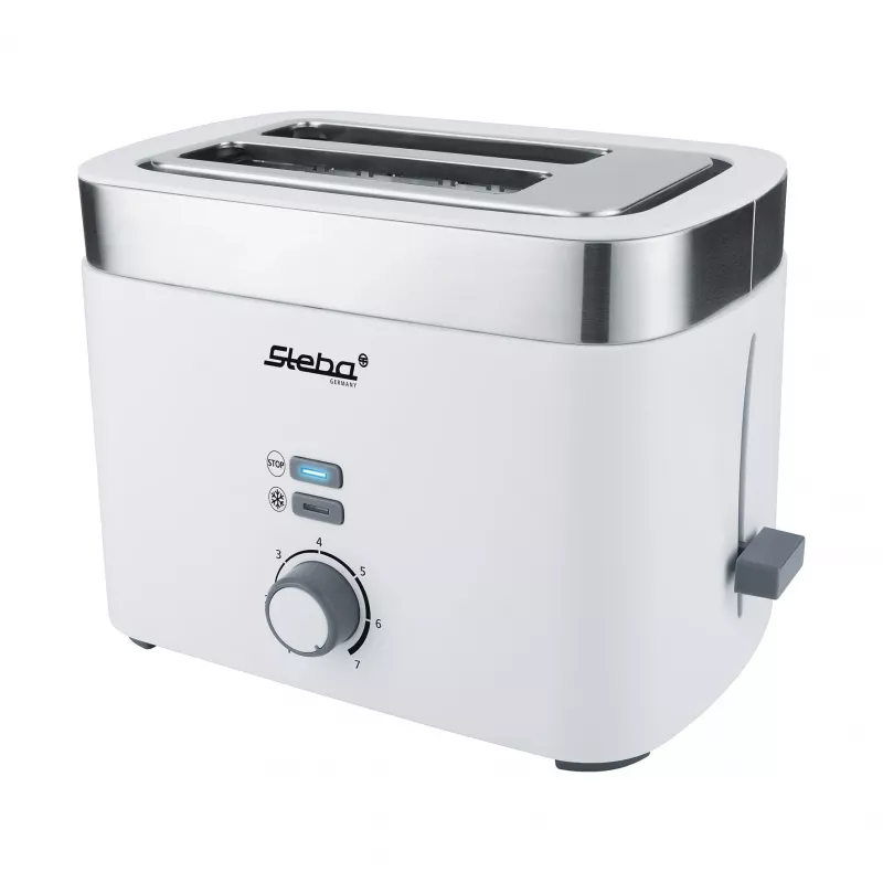 Toaster Steba TO 10 BIANCO 2 slice(s) 930 W Silver White
