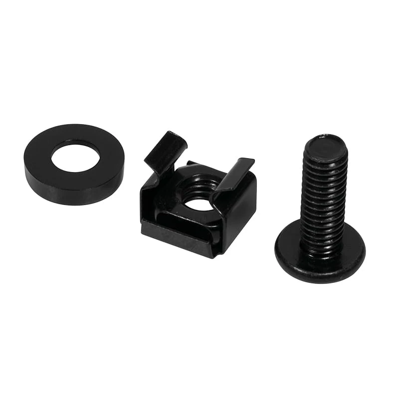 Screw kit LOGILINK AC116 — 50 black screws for rack accessories