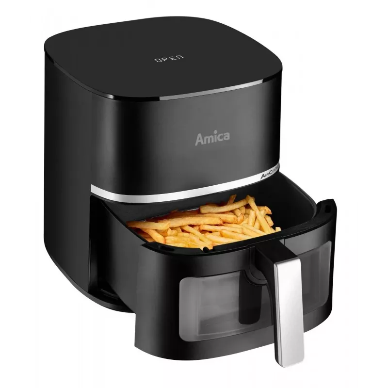 Amica AFM 6020 air fryer, 7.2 L, 1700 W, 10 programs, LCD display, black