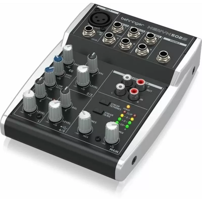 Behringer XENYX 502S - analogue audio mixer
