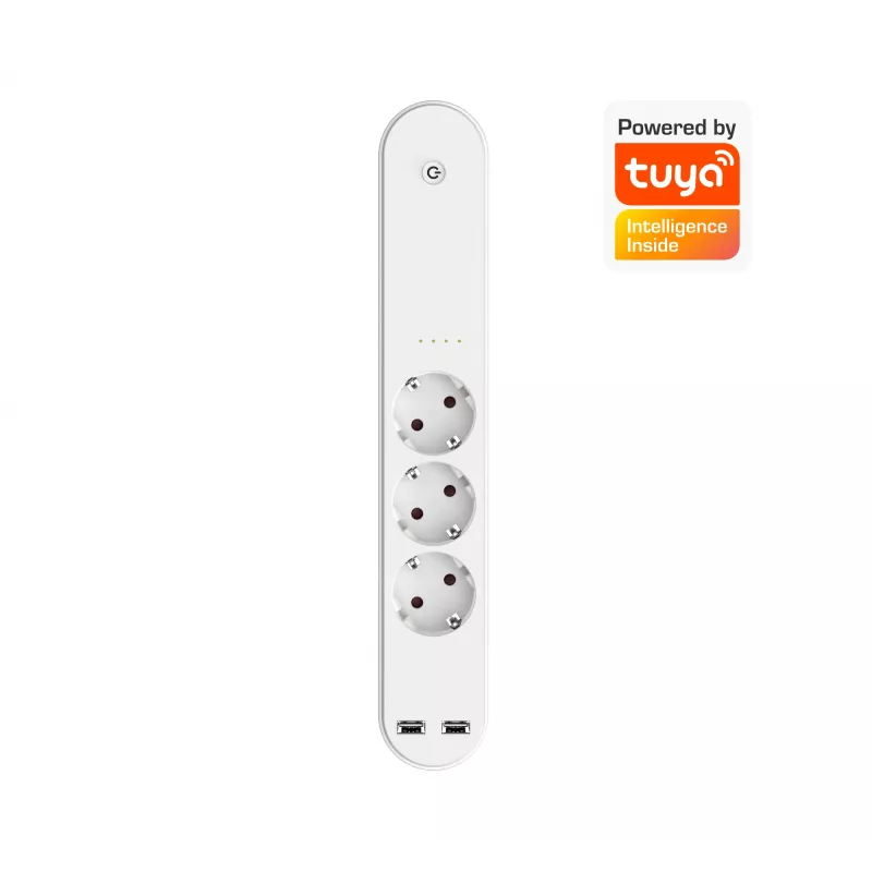 Smart power strip Denver SHP-310U 3 AC outlets Type F 3680 W