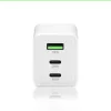 Power charger everActive SQ-655Q 65W, 1×USB-A + 2×USB-C fast charging