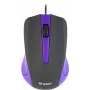 USB wired mouse, 3 buttons, rubberized surface
