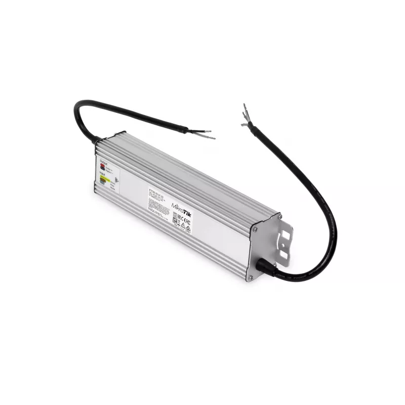 Outdoor Power Adapter MikroTik MTP250-53V47-OD 250W, input 100–240V, zinc housing, compact 240×46.5×69mm