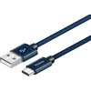 Cable YENKEE YCU 301 BE USB a 2.0/USB C 1m Fialov