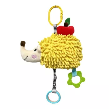 Music box TULILO Hedgehog 9397, 18 cm winding musical toy for nursery