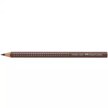 Faber-Castell Jumbo GRIP 110976 Brown Wood Pencil 1 pc