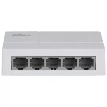 Dahua Technology PoE DH-SF1005L network switch Unmanaged Fast Ethernet (10/100) Power over Ethernet (PoE) Desktop Light grey