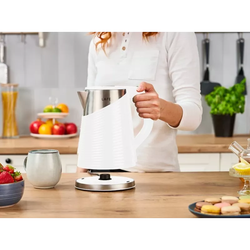 Electric kettle LAFE 1.8L 2200W White
