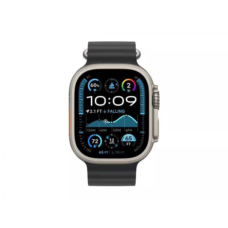 Apple Watch Ultra 2 GPS + Cellular 49mm Black Titanium Case with Black