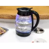 Lafe Essential XL CEG016 glass electric kettle, 2 L, 2200 W, black