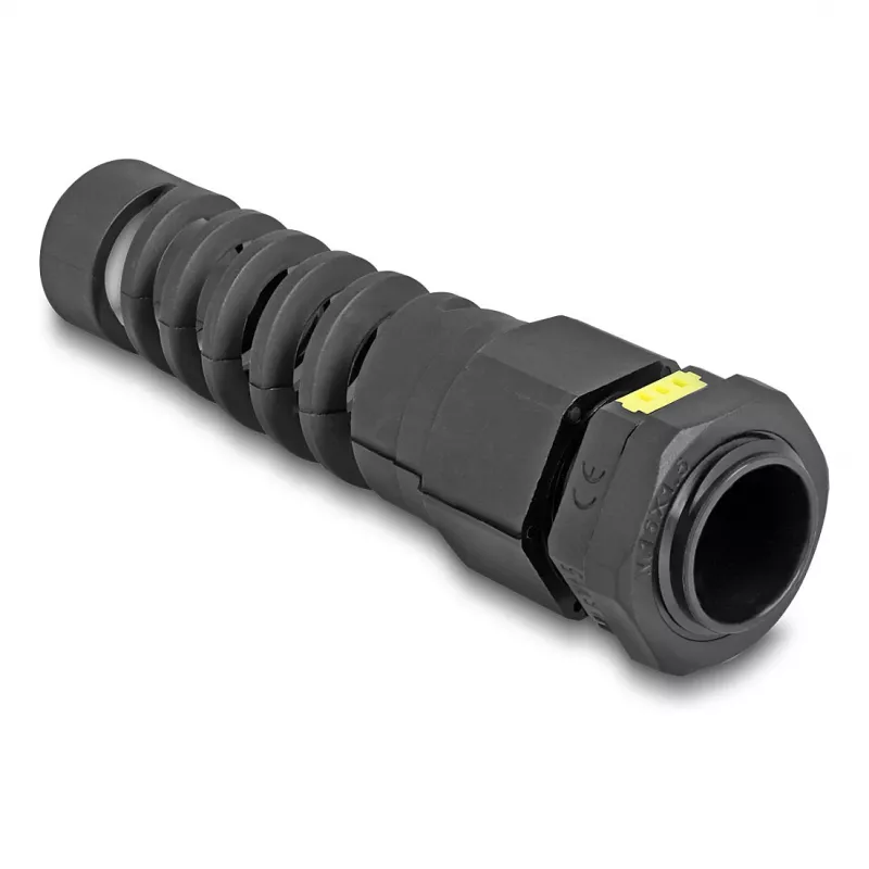 DeLOCK Cable Gland M16 Ventilation Strain Relief IP68 Black 2 pcs