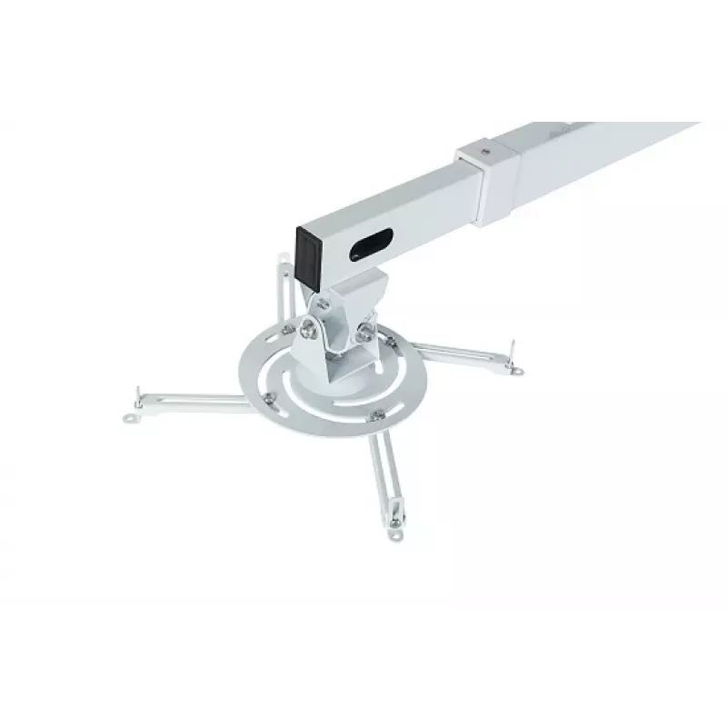 Wall mount AVTEK WallMount Next 1200 — steel, white, telescopic, 360° swivel, tilt ±42°, max load 20 kg