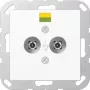 Socket outlet JUNG A 565-2 WW