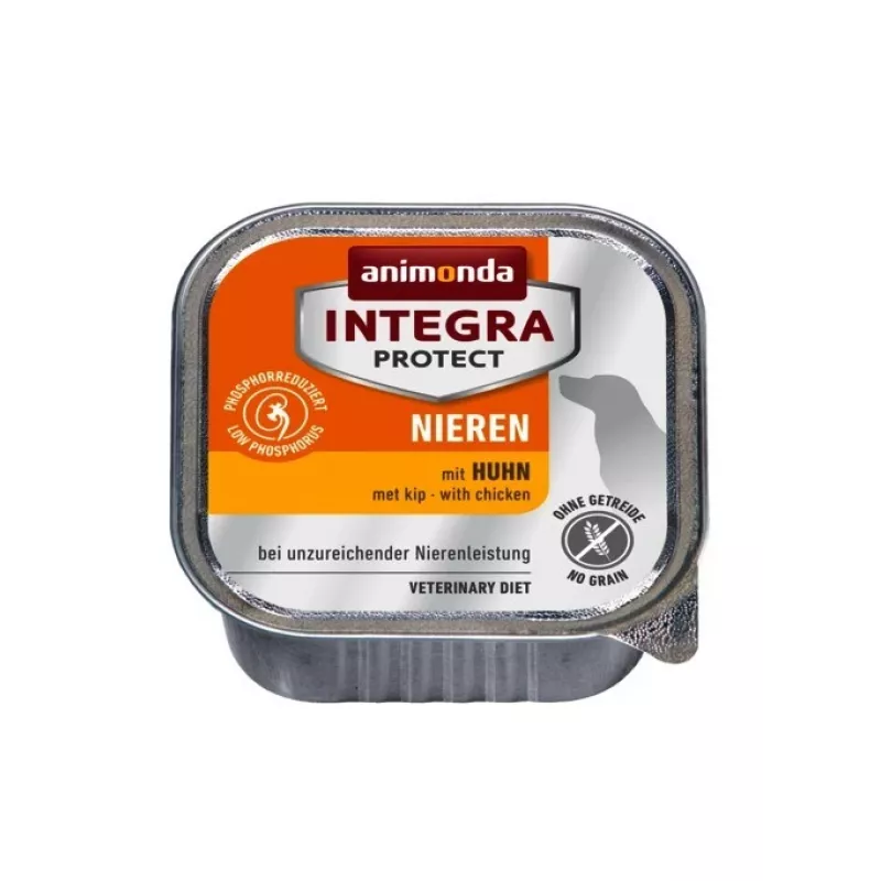 Wet dog food animonda Integra Protect Nieren with Chicken 150 g — for adult dogs, kidney support, grain- and gluten-free
