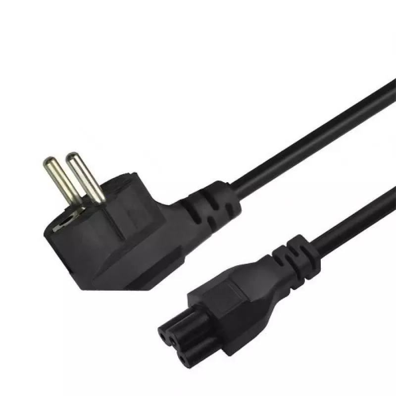 Power Cable Savio Strom IEC 60320 C5 CEE 7/7 3m Black C5 Coupler Type C