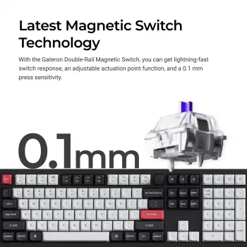 Mechanical keyboard Keychron Q6H-M1 Wireless RGB Carbon Black