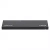 Manhattan 4K@60Hz 8-Port HDMI Splitter with Downscaling, Splits One HDMI Input to Eight HDMI Outputs (1x8), 18G, EDID Switch for Downscaling, Black