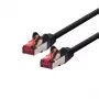 Networking cable LOGON TCR66SS070BL — Cat6 SF/UTP (S-FTP), RJ-45 to RJ-45, 7 m, Black