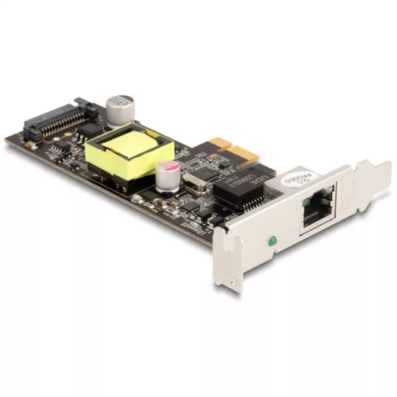 DeLOCK 88506 PCI Express x1 network card, 1 x RJ45 2.5 Gigabit LAN PoE+