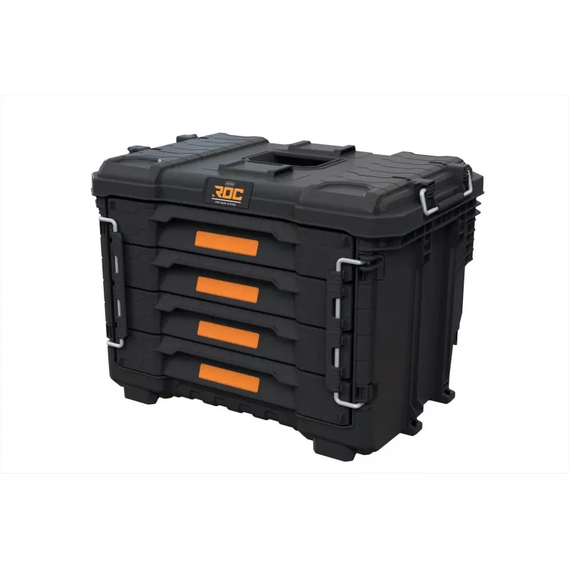 Tool box KETER DIY ROC Pro Gear 4 Drawers Unit XL with 4 drawers, technopolymer, 25 L