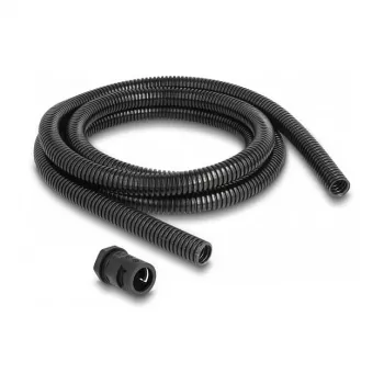 Cable sleeve DeLOCK 60463 Black Plastic 15.8mm x 2m