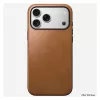 Mobile phone case Nomad Modern Leather Case Cover for iPhone 17 Pro Max, 17.5 cm (6.9 inch), Tan, leather + PC/TPU