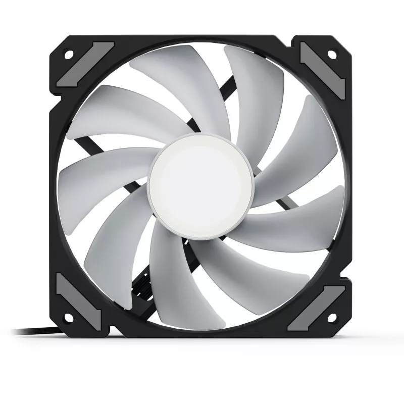 SHARKOON SHARK Mirror 120mm ARGB PWM Case Fan - Black