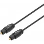 Manhattan Toslink Digital Optical AudioCable, 5m, Male/Male, Toslink S/PDIF, Gold plated contacts, Lifetime Warranty