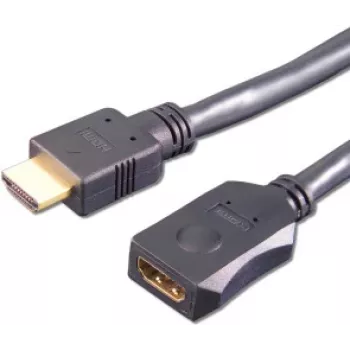 HDMI Cable e+p HDMV 402 2m Type A Male to Female Black